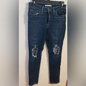 Levi’s Distressed Blue Women's Jeans